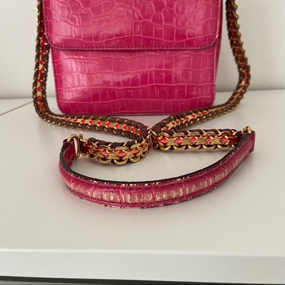 Stella McCartney Croc Pink Grace Bag - Picture 3 of 7